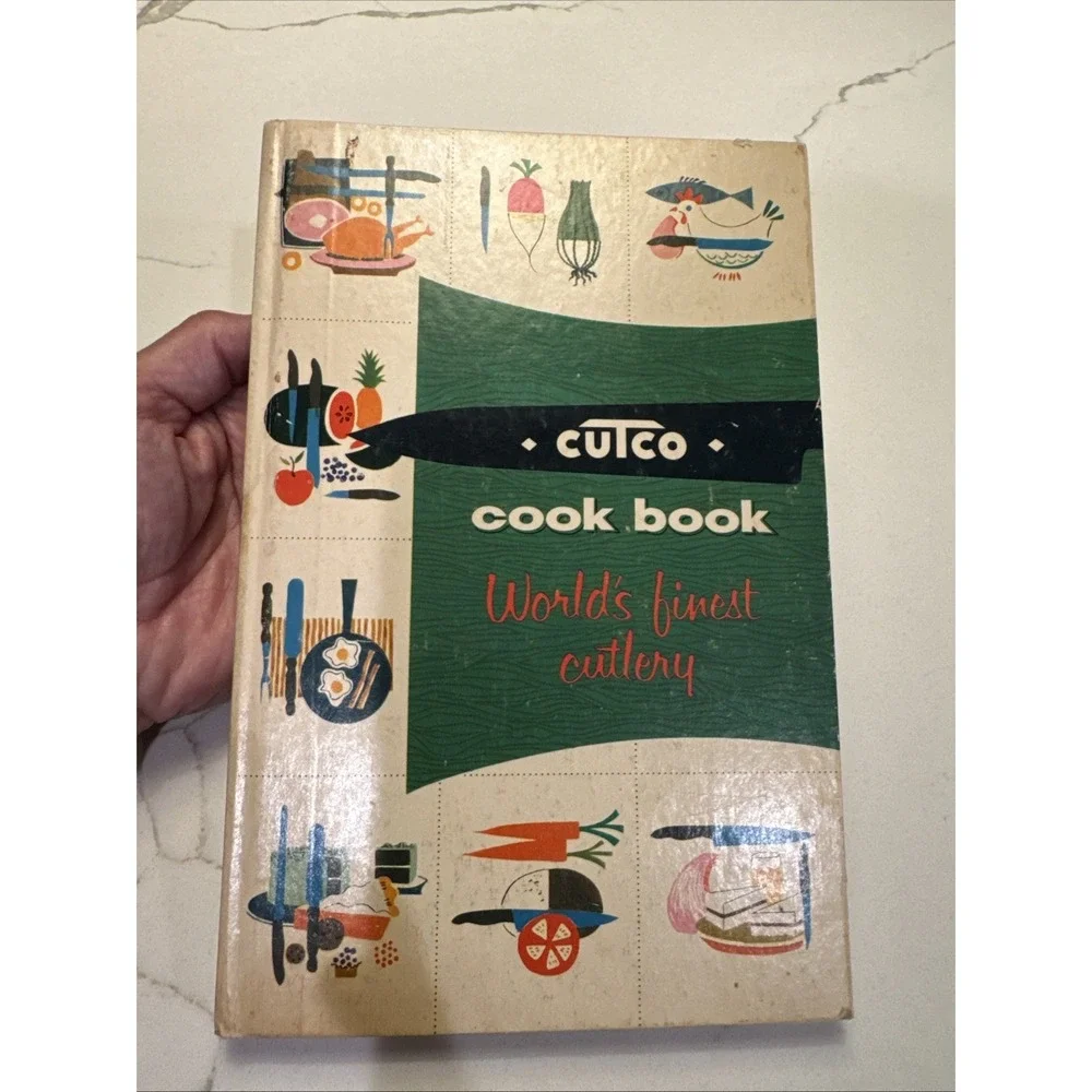 Cutco Cookbook World's Finest Cutlery HC Vol 1 ~ 1961 Cookbook Recipes Vintage
